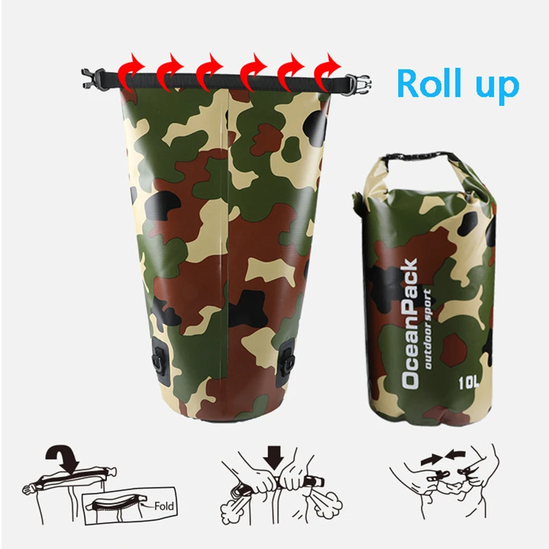 Waterproof Dry Bag Camouflage  - Dry Bag Roll Top recension och pris