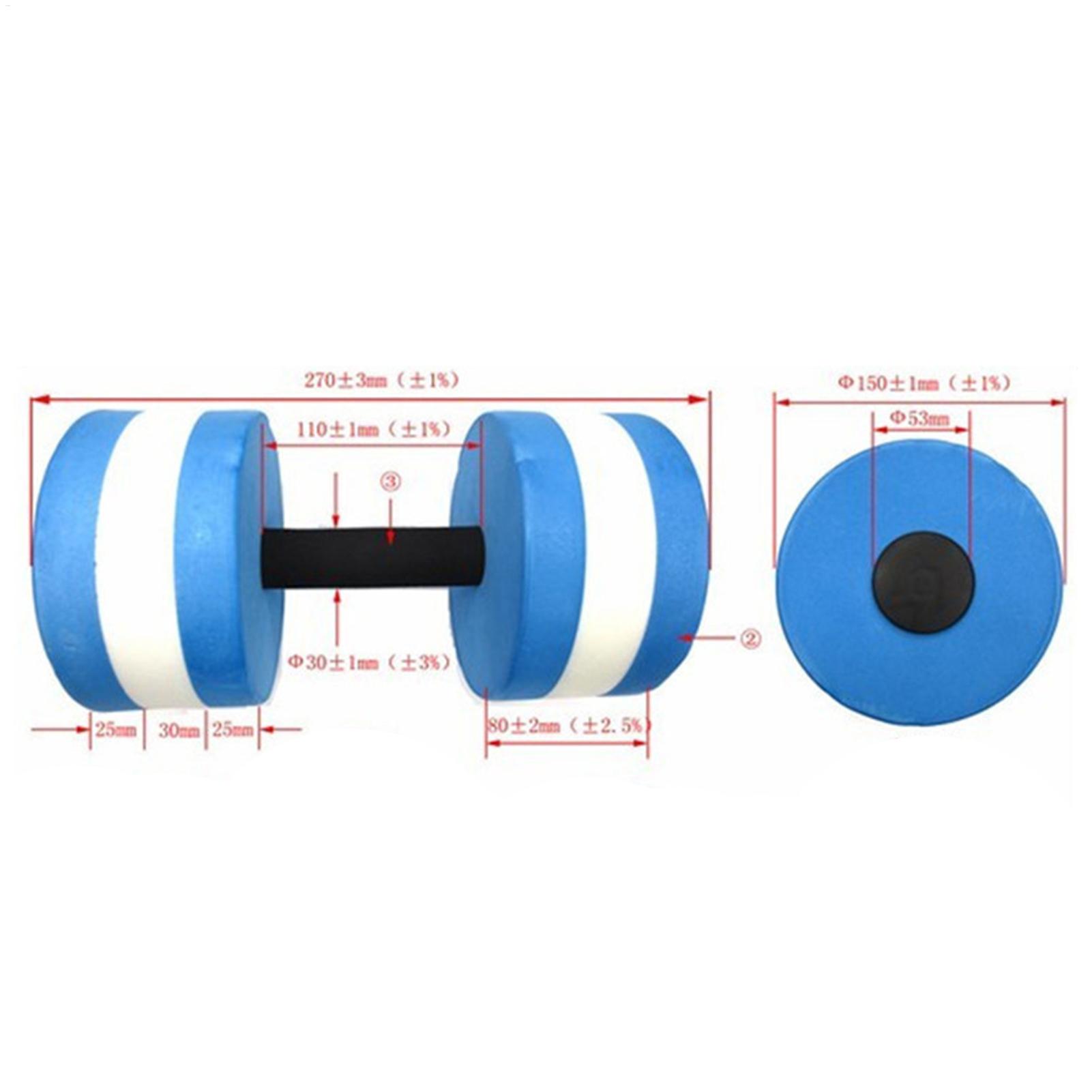 1/2pcs EVA Water Dumbbell Pool - Aquatic Sports Equipment recension och pris