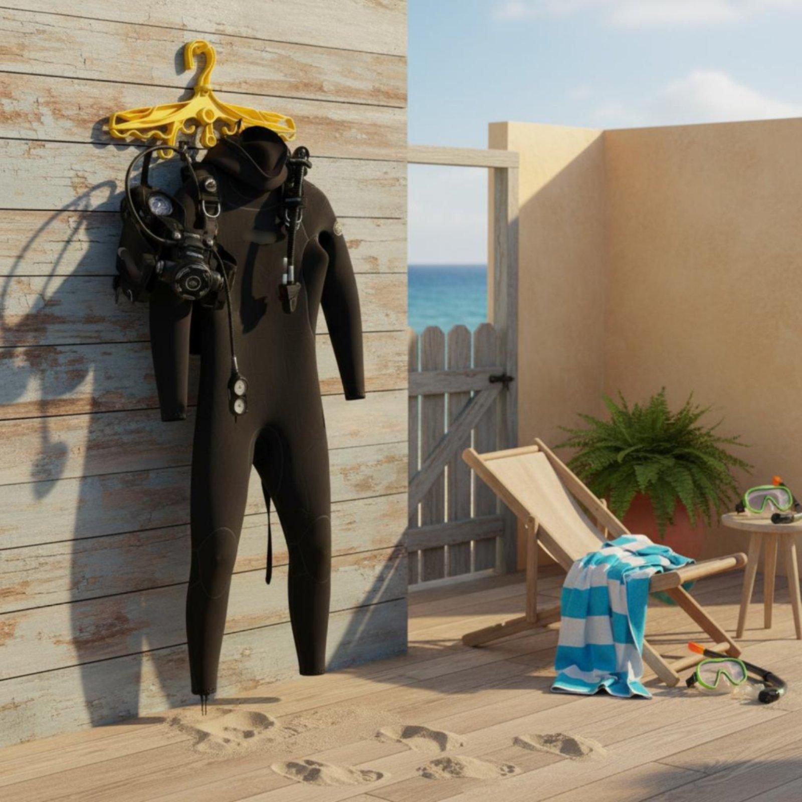 Plastic Diving Hanger with Eig - Aquatic Sports Scuba recension och pris