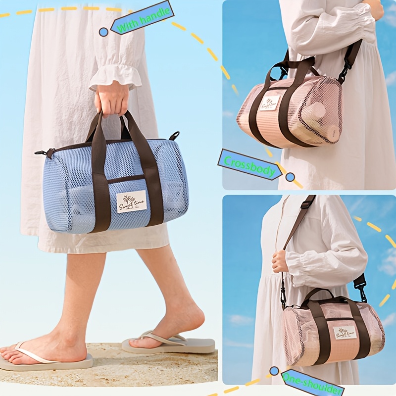 Mesh Beach Travel Duffel Bag Q - Dry Bag Roll Top recension och pris