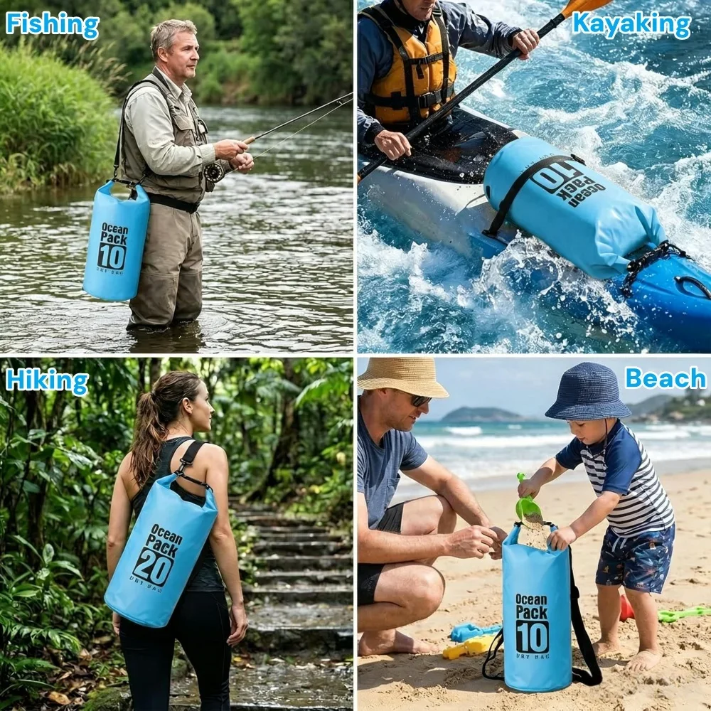 500D Waterproof Dry Bag Floati - Dry Bag Roll Top recension och pris